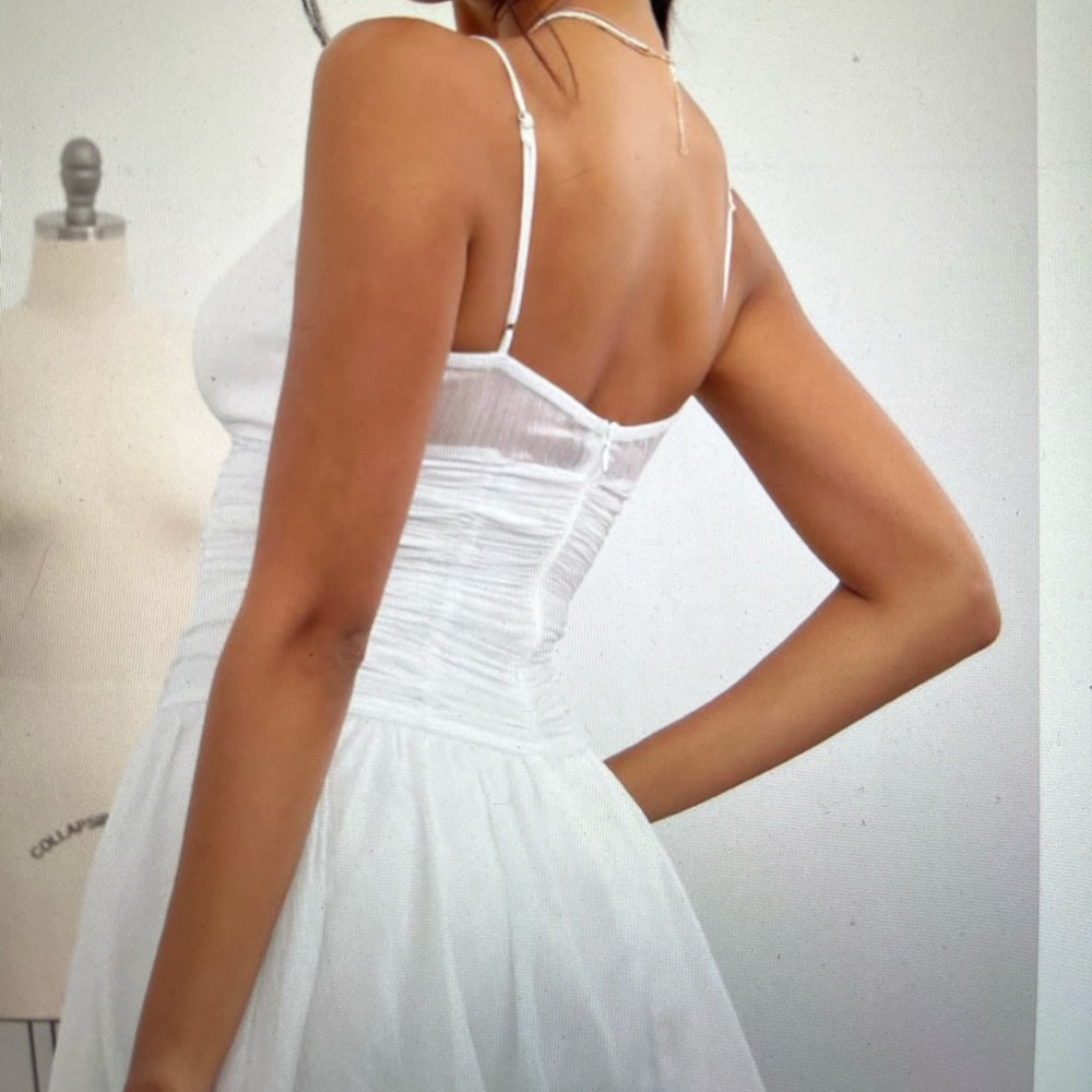 Party dress white chiffon from Lucy in the Sky